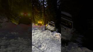 4runner almost slides off Double tree saver recovery toyota gx jeep landcruiser overlanding [upl. by Oiratnom]