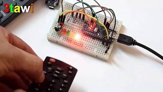 Control LED with IR Remote Control  Arduino [upl. by Llarret]