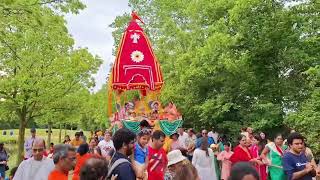 Rath yatra jai Jagannath  Canton Michigan [upl. by Kiki674]