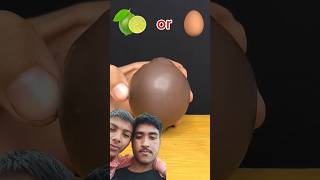 Nimbu aur anda challenge funny entertainment shorts [upl. by Ardnossak]