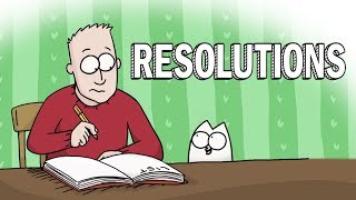 New Year Resolutions  Simons Cat  GUIDE TO [upl. by Nodnorb]