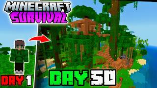 I SURVIVED 100 DAYS IN MINECRAFT JUNGLE ONLY WORLD 🤯 [upl. by Belayneh]