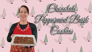 Chocolate Peppermint Bark Cookies [upl. by Goober]