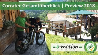 Corratec eBikes Neuheiten 2018  Pedelec Preview Vorschau [upl. by Franky]