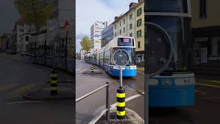 VBZ Bus und Strassenbahn bei der Haltestelle Zürich Albisriedenplatz [upl. by Trudy]