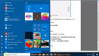 Fix TWINUI error in Windows 10 [upl. by Eiralam366]