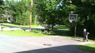 Skateboard  BMX bike  Basketball  Trick Shot [upl. by Eekaz294]