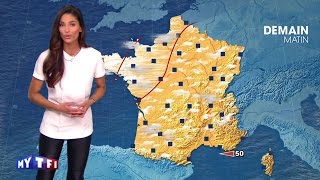 La première météo de Tatiana Silva la nouvelle présentatrice TF1 [upl. by Pul]