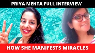 Priya Mehta FULL Interview Manifesting Money Project for Husband Marriage Miracles and More [upl. by Can434]