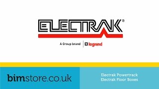 Legrand Electrak  Powertrack amp Floor Boxes Revit Components [upl. by Nim]