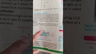 snells lawlaws of refraction of lightChapter 12 Physics class 10th [upl. by Rosabella]