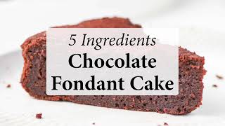 French Chocolate Fondant Cake [upl. by Northey]