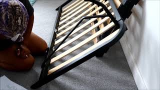 HOW TO PUT TOGETHER AN IKEA LYCKSELE 2 SEATER SOFA BED DIY [upl. by Narayan759]