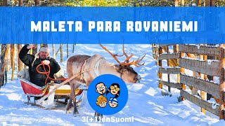 Maleta para Viaje a Rovaniemi ¿qué llevar [upl. by Lakin18]