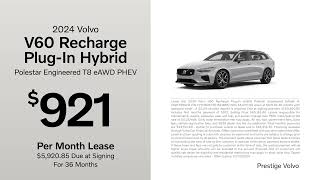 Volvo V60 Recharge PlugIn Hybrid 07042024 4026257 [upl. by Yesdnyl728]