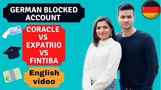 German Blocked Account for Students  Coracle vs Expatrio vs Fintiba [upl. by Atinek]