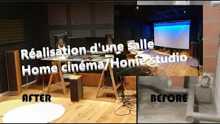 Comment construire sa propre salle de cinéma  studio denregistrement [upl. by Ynehteb]