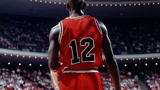 Michael Jordan wearing number 12 [upl. by Akkim]