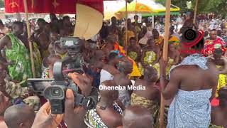 LIVEGrand Arrival Of Asantehene And Nananom For Ahoho Awukudae At Manhyia Palace [upl. by Dwane]