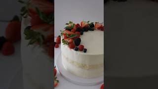 Berry Chantilly Cake pastel recipe sweet [upl. by Goldina589]