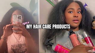 MY BEST LOW EFFORT HAIR CARE PRODUCTS FOR GROWTH AND MOISTUREType 4💆🏽‍♀️✨ [upl. by Leuqram]