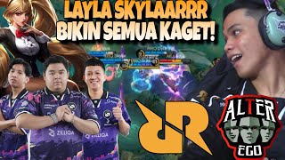 SKYLAR LAYLA  META LAYLA BERTEBARAN DIRANKED  RRQ HOSHI VS ALTER EGO X  ESL SPS MATCH 1 [upl. by Acined]