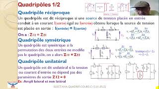 Electronique Analogique Quadripoles Cours partie1 [upl. by Rebba238]