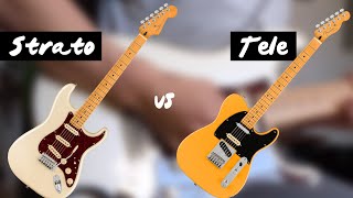 Stratocaster Player Plus vs Telecaster Nashville Player Plus Tone check [upl. by Rickey556]