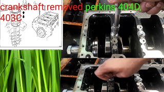 How To Remove Perkins 400 Series Crankshaft  Build A 3000 HP Diesel [upl. by Catton]