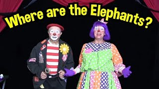 Where Are the Elephants Clown Skit with Bobo and Dotti [upl. by Yaned591]