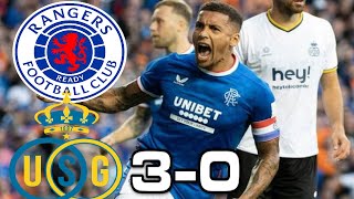 GREAT COMEBACK RANGERS 30 UNION SAINT GILLOISE  CHAMPIONS LEAGUE 3RD RD QUALIFIER  MATCH REVIEW [upl. by Atsylak]