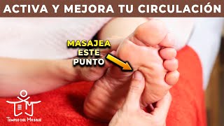 👣REFLEXOLOGÍA PODAL  3 PUNTOS CLAVE para MEJORAR la CIRCULACIÓN 🫀 [upl. by Neumeyer]