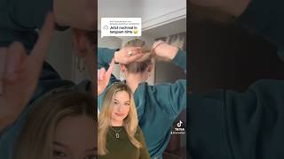 Hier das langsame Tutorial zum Messy Bun✨frisuren hair hairstyle messybuntutorial bunhairstyle [upl. by Ogdan]