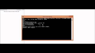 Send Mail Using Command Prompt  Telnet [upl. by Aleen679]