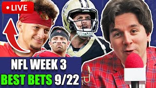 NFL WINNERS  Best Bets Parlays Predictions  Picks Today Sunday September 22nd  HTP Ep18 [upl. by Hodgkinson]