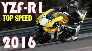 YAMAHA YZFR1 2016 TOP SPEED RIDE 300 kmh [upl. by Philbrook]