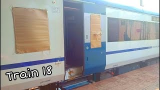 Train 18  Automatic Door Opening amp Closing  Indias First Engineless Train [upl. by Yuma]