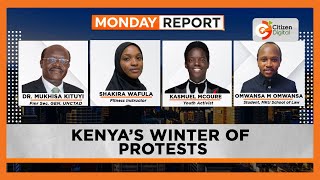 Monday Report  Kenyas Winter of Protest [upl. by Nunci]