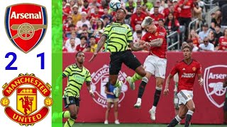 ARSENAL 21 MANCHESTER UNITED  HIGHLIGHT MATCH FRIENDLY PRESEASON efootball [upl. by Shapiro]