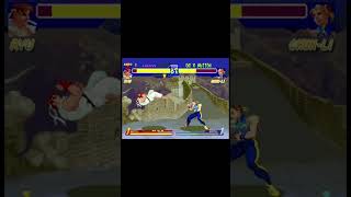 Street Fighter Alpha  PS1  Ryu vs ChunLi  Round 2 Shorts [upl. by Yanffit230]