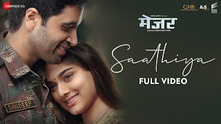 Saathiya  Major  Adivi Sesh amp Saiee M Manjrekar  Javed Ali  Sricharan Pakala  Ritesh Rajwada [upl. by Nnylyram]