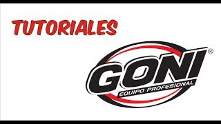 Tutorial de productos Goni Parte 1 [upl. by Riobard691]