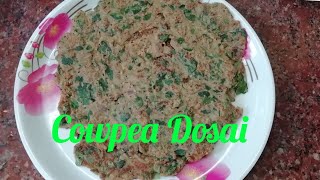 Karamani Dosai in Tamil  காராமணி தோசை  Thattapayaru dosai [upl. by Enyrb]