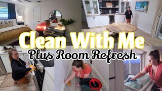 MASSIVE CLEAN WITH ME PLUS BEDROOM REFRESH  CLEANING MOTIVATION  SPEED CLEAN  HOUSE CLEANING [upl. by Colligan]