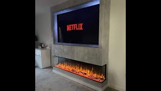 40 Modern Electric Fireplace with TV Wall Mount Unit Ideas for 2021 [upl. by Cynthie870]