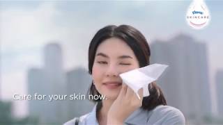 New Kleenex Skincare our Softest Tissue for your Face [upl. by Eet]