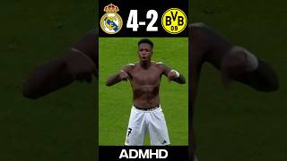 Real Madrid vs Dortmund UCL 2425 shorts realmadrid dortmund football championsleague [upl. by Anauqaj]