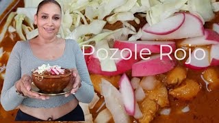 Pozole Rojo The pozole recipe you need in your life😊 [upl. by Idnas]