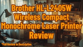 Brother HLL2405W Wireless Compact Monochrome Laser Printer Review [upl. by Alaet764]