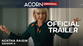 Acorn TV Original  Agatha Raisin Season 4  Official Trailer [upl. by Nirhtak]